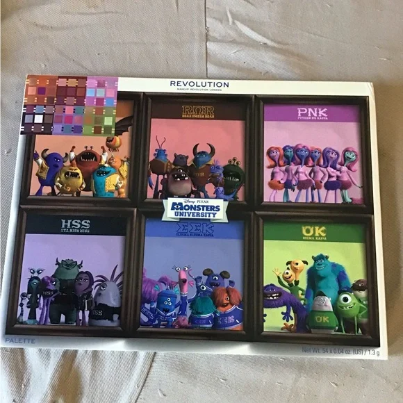 Makeup Revolution | Makeup | Revolution X Monsters University Fraternity  And Sorority Palette New In Box | Poshmark